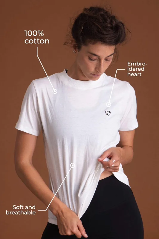Affordable Activewear Designed For Movement 100% Cotton Crew Neck T-Shirt