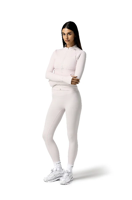 Elevate Your Style And Practice For Less Active Zip Up in Bunny