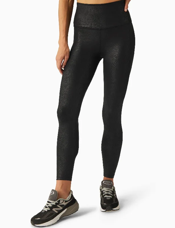 Ultimate Comfort And Style Now At Lower Prices PowerShine High Waisted Midi Legging - Viper Black Ultimate Comfort And Style Now At Lower Prices PowerShine High Waisted Midi Legging - Viper Black