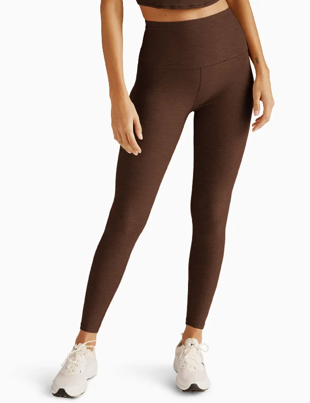 Upgrade Your Yoga Wardrobe For Less Spacedye Caught In The Midi High Waisted Legging - Bold Mocha Heather Upgrade Your Yoga Wardrobe For Less Spacedye Caught In The Midi High Waisted Legging - Bold Mocha Heather