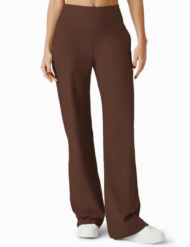 Find Balance In Stylish And Affordable Yoga Wear Spacedye Laid Back Wide Leg Pant - Bold Mocha Heather Find Balance In Stylish And Affordable Yoga Wear Spacedye Laid Back Wide Leg Pant - Bold Mocha Heather