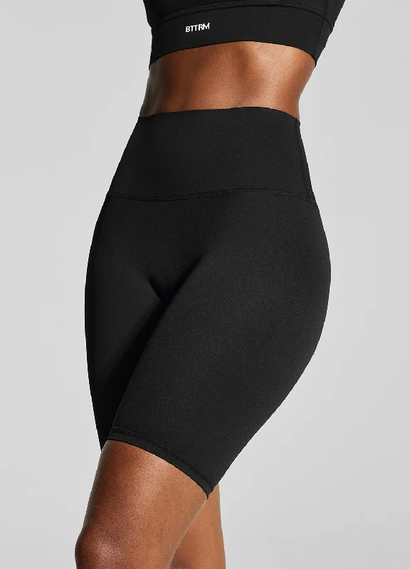 Sweat In Style With Yoga Clothing Discounts Jet Black Bike Shorts