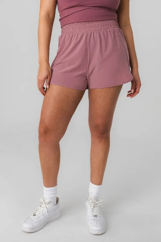 The Best Yoga Wear At The Best Prices Vitality Breeze® Run Short V1 Fit - Rose