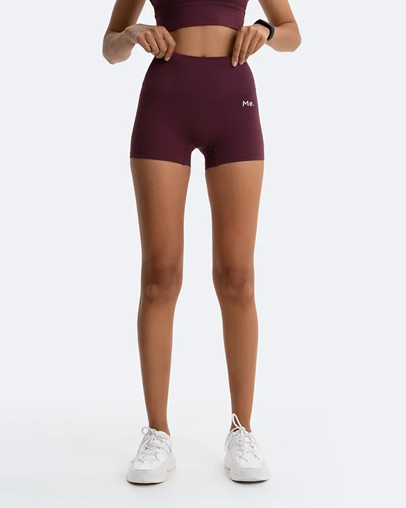 The Yoga Wear Sale You’Ve Been Waiting For Burgundy Micro Shorts
