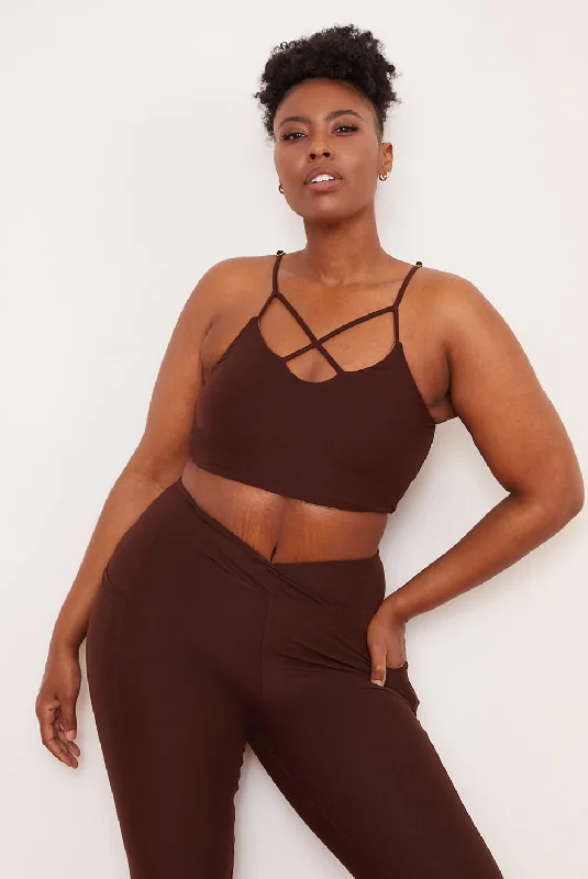 Ultimate Comfort And Style Now At Lower Prices Chai Crisscross Four-Way Top