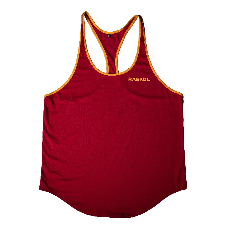 Unmissable Deals On Flexible Yoga Apparel RASKOL Retro Burgundy Stringer (LIMITED EDITION)