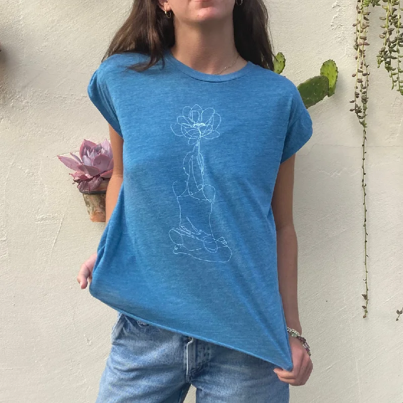 The Best Styles At The Best Prices Flowering Lotus Muscle Tee