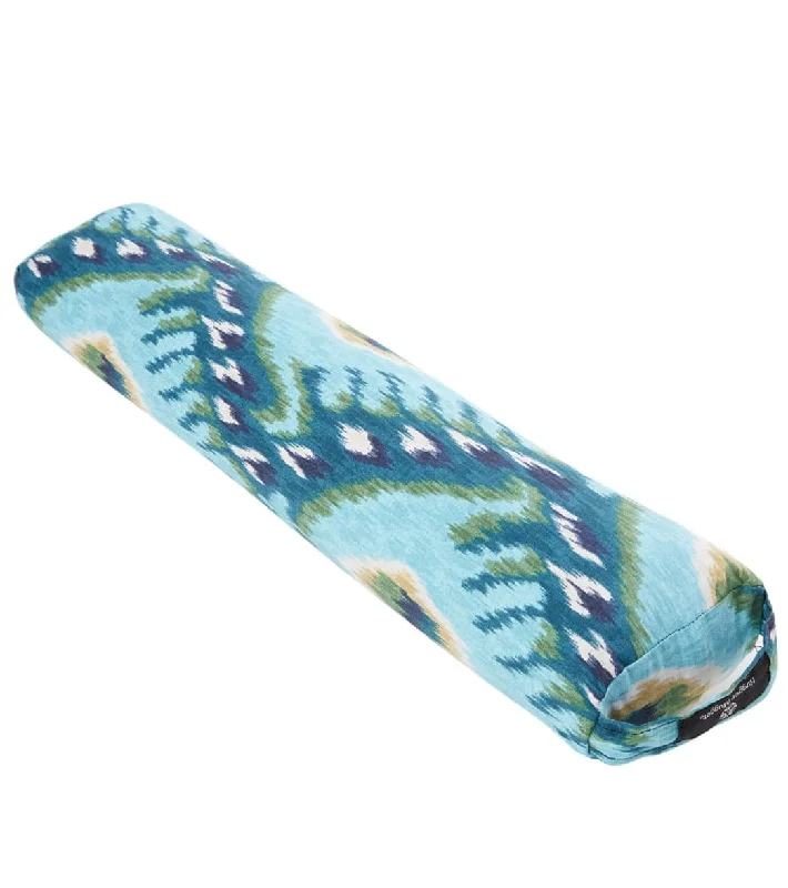 Designed For Movement, Priced For Savings Hugger Mugger Pranayama Printed Yoga Bolster Indigo Ikat Designed For Movement, Priced For Savings Hugger Mugger Pranayama Printed Yoga Bolster Indigo Ikat