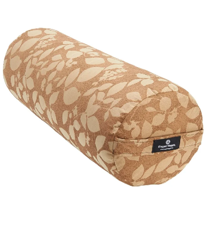 Stretch, Relax, And Save On Yoga Essentials Hugger Mugger Round Printed Yoga Bolster Golden Leaf