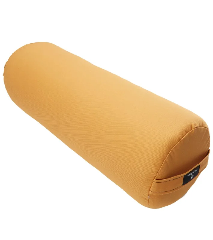 Stretch In Comfort With Affordable Yoga Gear Hugger Mugger Round Solid Yoga Bolster Honey Stretch In Comfort With Affordable Yoga Gear Hugger Mugger Round Solid Yoga Bolster Honey