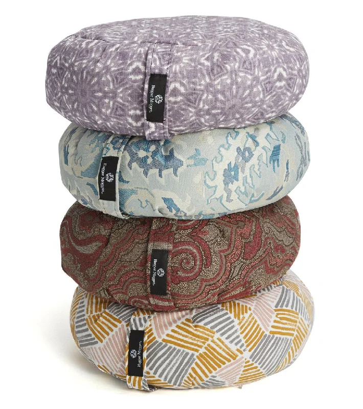 Inner Peace, Outer Savings On Yoga Essentials Hugger Mugger Zafu Printed Yoga Meditation Cushion Celestial Plum Inner Peace, Outer Savings On Yoga Essentials Hugger Mugger Zafu Printed Yoga Meditation Cushion Celestial Plum