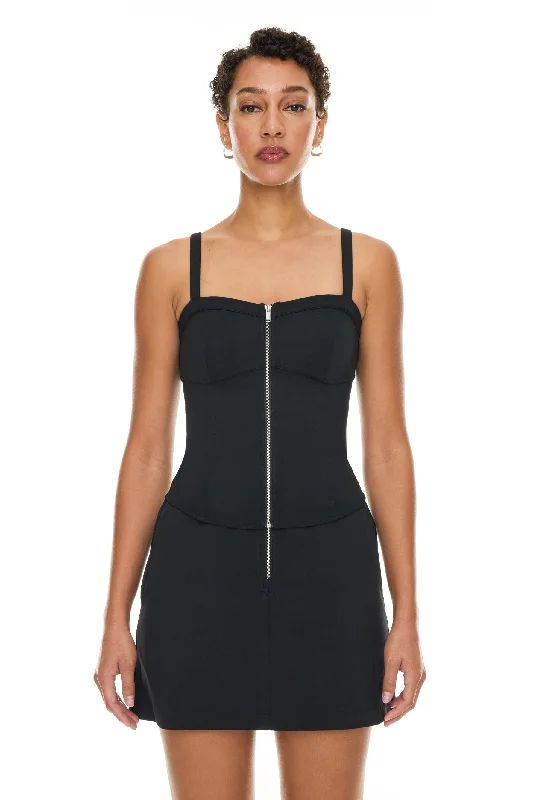 Your Practice Deserves The Best—At Better Prices Lenox Knit Corset Tank - Black