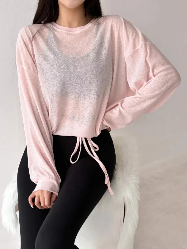 Flow Into Savings With Trendy Yoga Apparel Lucia Cloudy Long Sleeves Tee