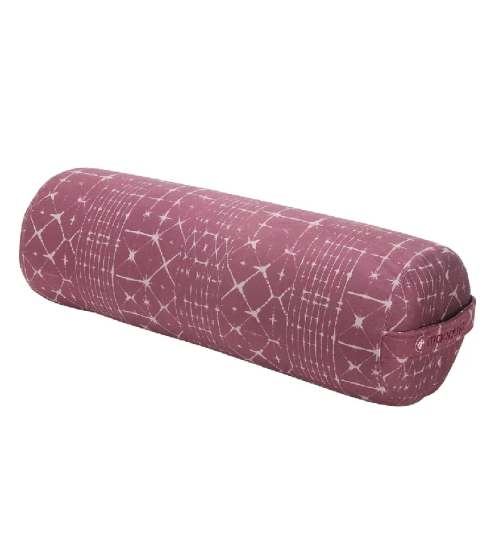 Stay Grounded With Yoga Gear On Sale Manduka Enlight Round Yoga Bolster Star Dye Rose Stay Grounded With Yoga Gear On Sale Manduka Enlight Round Yoga Bolster Star Dye Rose