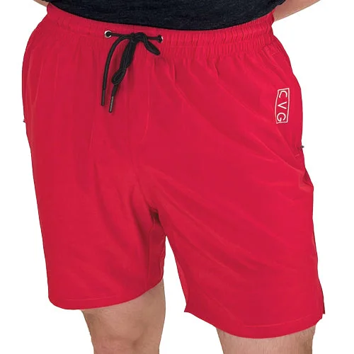 Flow Into Savings With Trendy Yoga Apparel Men's Shorts | Red