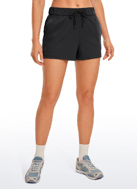 Unbeatable Deals On Breathable Yoga Apparel Stretch Mid-Rise Drawstring Shorts with Pockets 2.5" Unbeatable Deals On Breathable Yoga Apparel Stretch Mid-Rise Drawstring Shorts with Pockets 2.5"