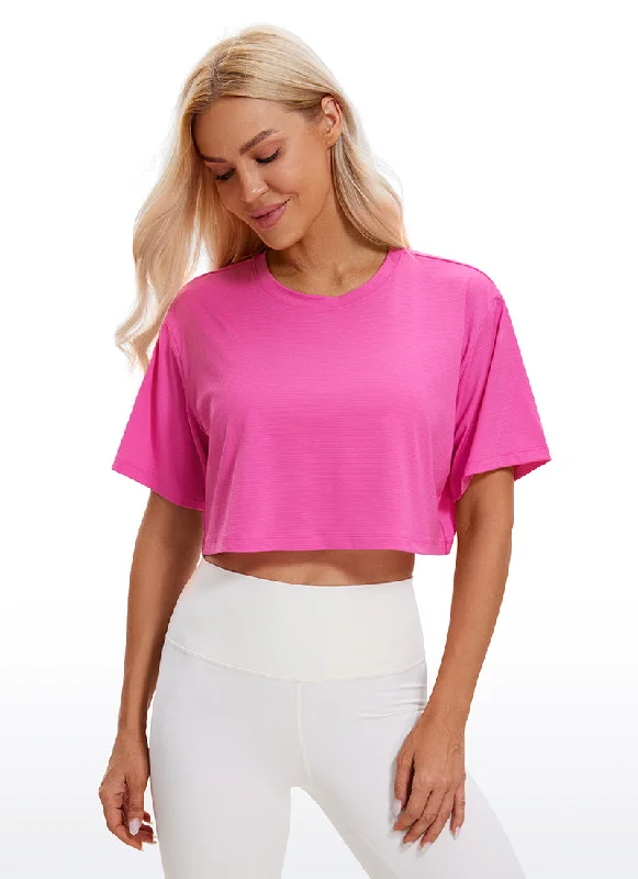 Elevate Your Style And Practice For Less Lightweight Short Sleeves Cropped
