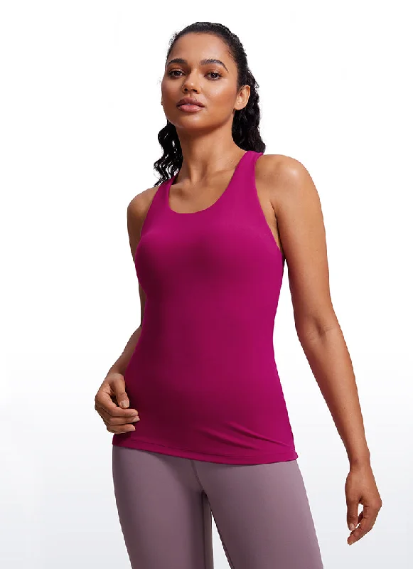 The Best Yoga Clothing At The Best Prices Butterluxe Hip-Length Built in Bra Racerback Tank The Best Yoga Clothing At The Best Prices Butterluxe Hip-Length Built in Bra Racerback Tank