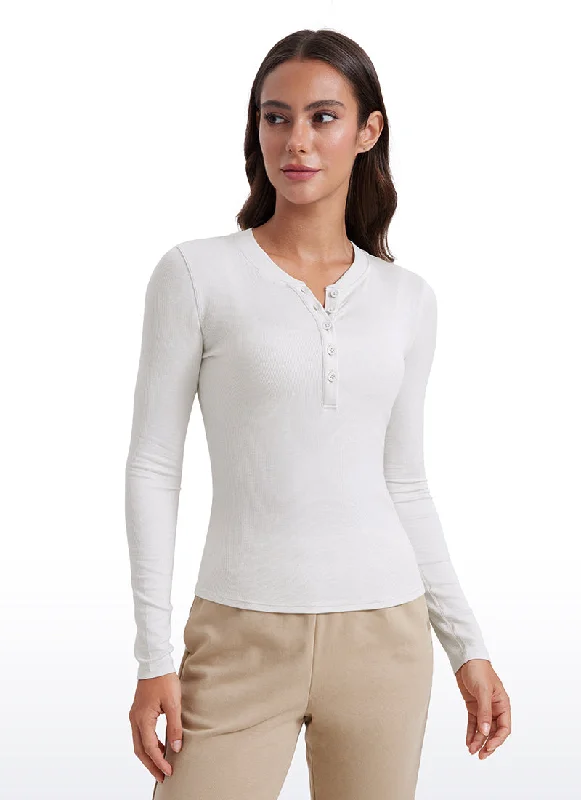 Flex Your Budget With Premium Yoga Clothing Deals Henley Shirts Button Down Long Sleeves