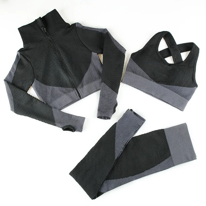 3psc Black Set