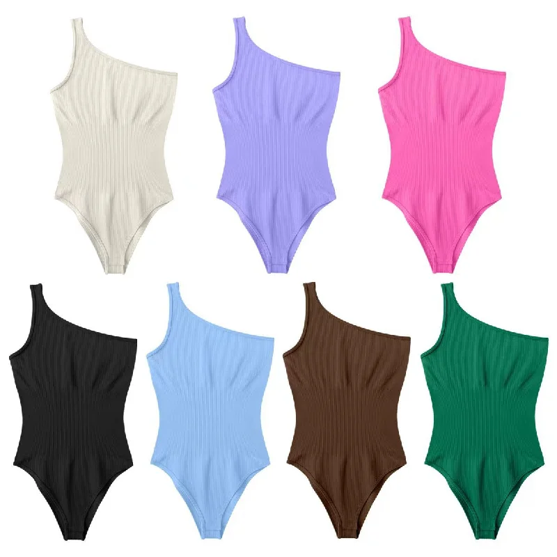 Trendy Yoga Outfits At Budget-Friendly Prices Sexy one-shoulder exercise aerial yoga one-piece 7 colors Trendy Yoga Outfits At Budget-Friendly Prices Sexy one-shoulder exercise aerial yoga one-piece 7 colors