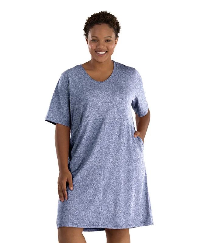 Find Your Perfect Fit With Discounted Yoga Outfits SoftWik Short Sleeve Dress with Pockets Find Your Perfect Fit With Discounted Yoga Outfits SoftWik Short Sleeve Dress with Pockets