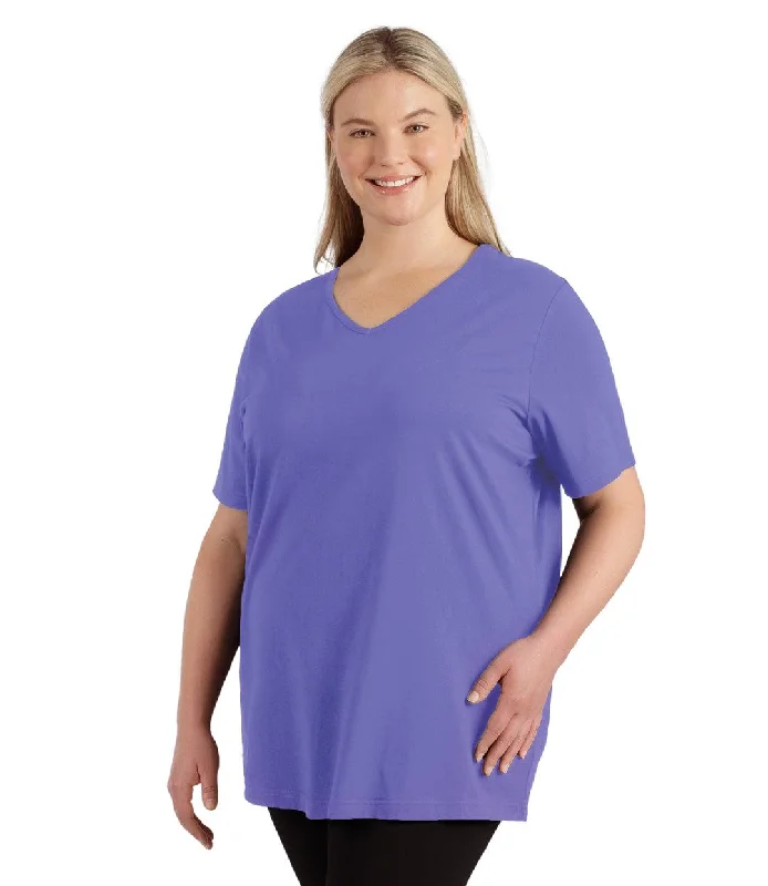 Fashionable Yoga Apparel Now On Sale Stretch Naturals Lite Short Sleeve V-Neck Top Classic Colors Fashionable Yoga Apparel Now On Sale Stretch Naturals Lite Short Sleeve V-Neck Top Classic Colors
