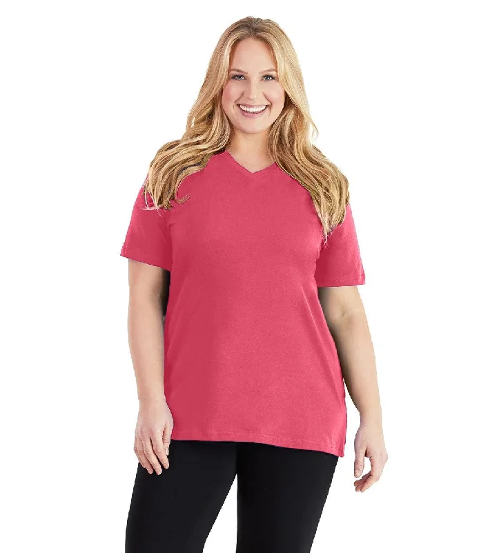 Limited-Stock Sale On Yoga Tops And Leggings Stretch Naturals V-Neck Tee Classic Colors Limited-Stock Sale On Yoga Tops And Leggings Stretch Naturals V-Neck Tee Classic Colors