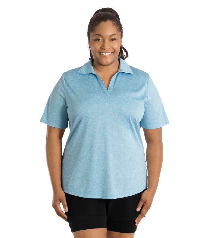 Performance Yoga Wear Now At Exclusive Discounts SunLite Johnny Collar Top