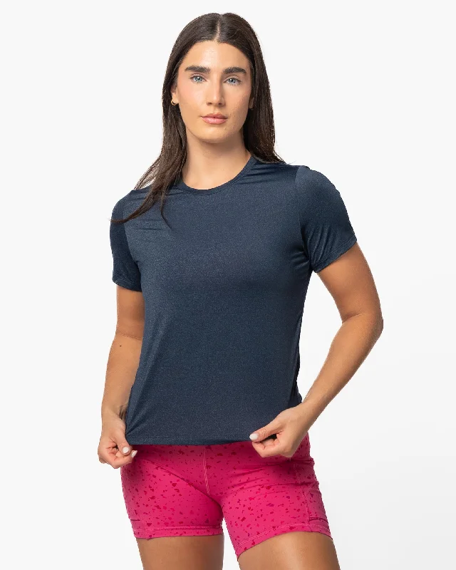 Soft, Supportive Yoga Wear At Unbeatable Savings Tahoe Tee II - Navy