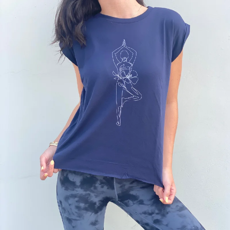 Your Yoga Essentials, Now At Lower Prices Flowering Tree Muscle Tee