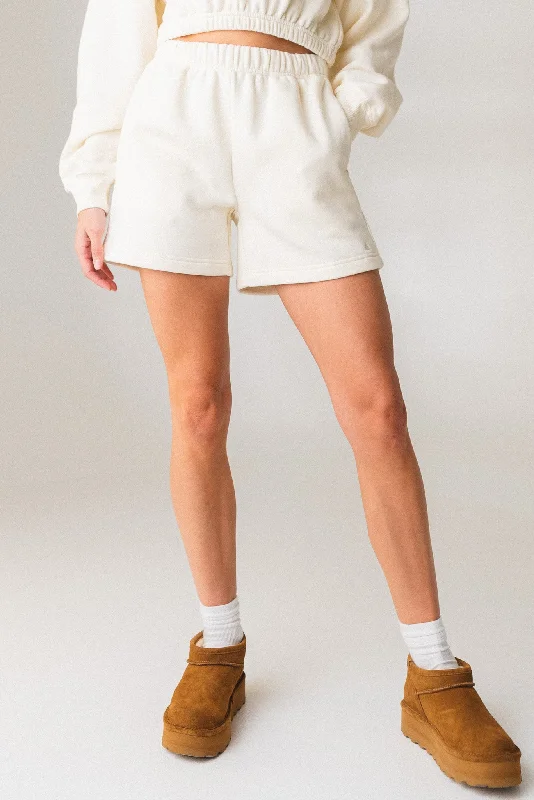 The Best Yoga Clothing At The Best Prices Vitality Uni Cozy Short - Oat