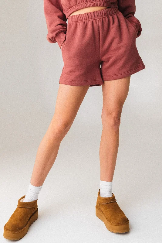 Upgrade Your Yoga Wardrobe For Less Vitality Uni Cozy Short - Rosewood
