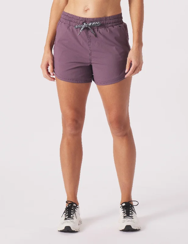 Namaste And Save On Yoga Apparel Unstoppable Short 4": Berry Wine