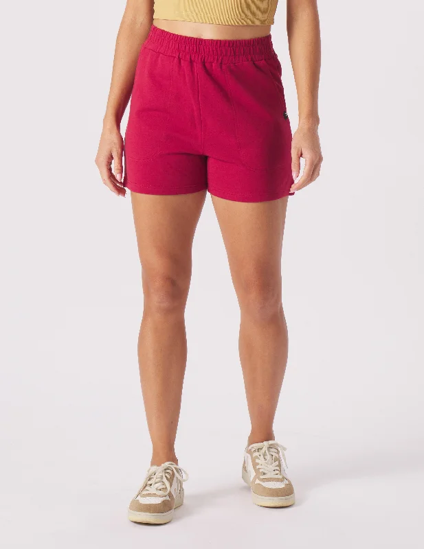 The Yoga Wear Sale You’Ve Been Waiting For Vintage Oversized Sweat Short: Cardinal