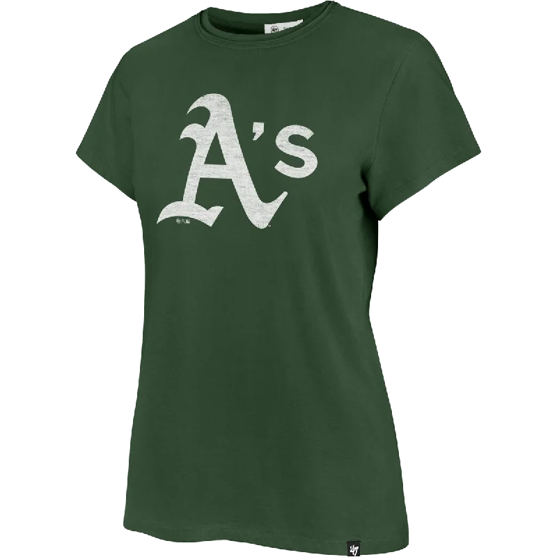 Move With Confidence In Discounted Yoga Outfits Women's A's Premier Frankie Tee