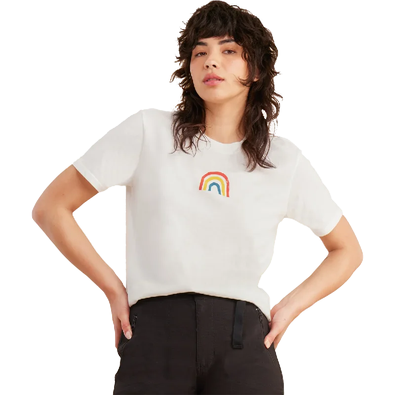 Stretch Your Limits, Not Your Wallet Women's Rainbow Short Sleeve Tee