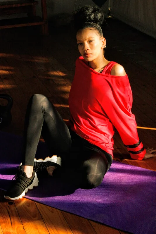 Breathable, Moisture-Wicking, And Budget-Friendly W009 Long Sleeve Ladies round neck top - END OF RANGE
