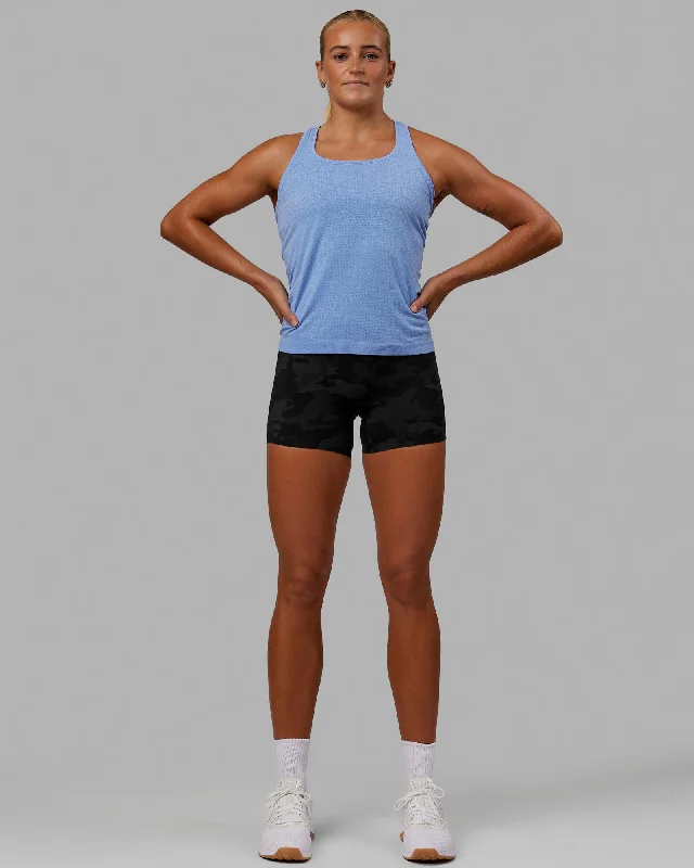 AeroFLX+ Seamless Tank - Cornflower Blue Marl