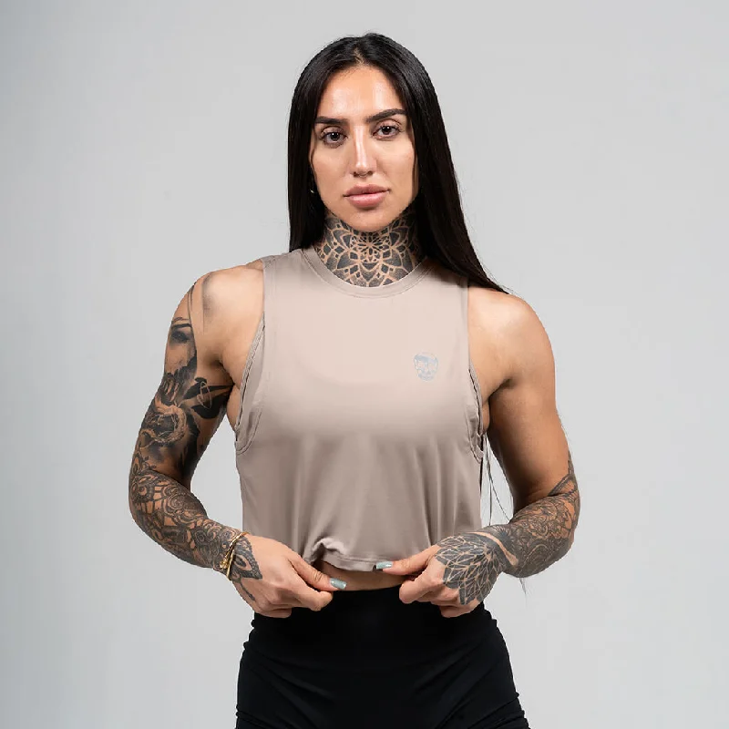 Lightweight, Breathable Yoga Wear At Special Prices Women's Performance Tank - Taupe Lightweight, Breathable Yoga Wear At Special Prices Women's Performance Tank - Taupe