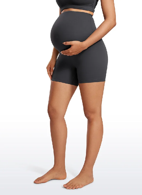 Affordable Yoga Fashion For Every Pose Butterluxe Maternity Shorts 4''- Super High Waist Affordable Yoga Fashion For Every Pose Butterluxe Maternity Shorts 4''- Super High Waist