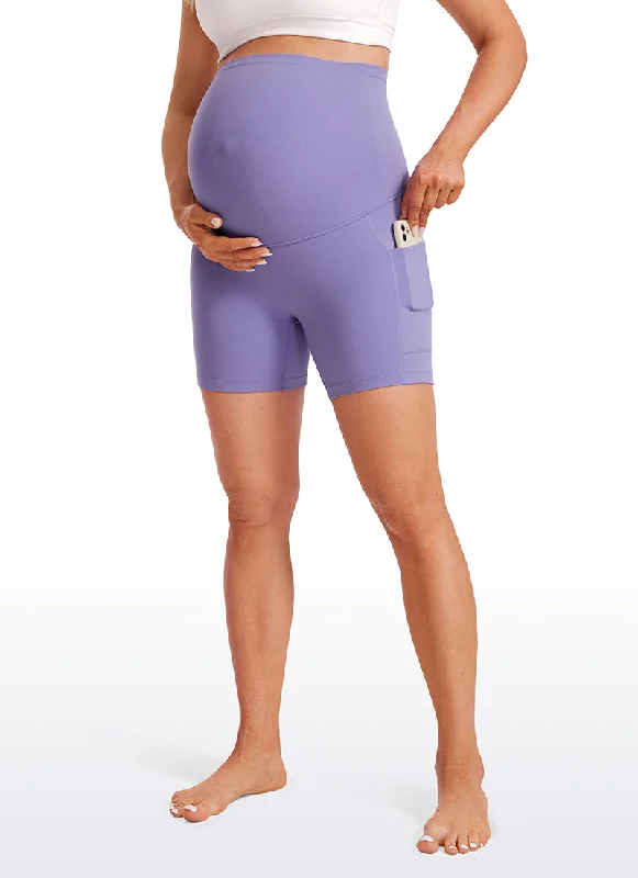 The Perfect Blend Of Comfort And Savings Butterluxe Maternity Pockets Shorts 5''- Super High Waist The Perfect Blend Of Comfort And Savings Butterluxe Maternity Pockets Shorts 5''- Super High Waist