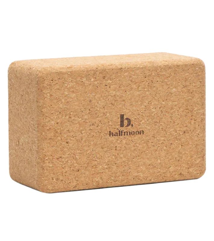 Essential Yoga Accessories Now At Special Discounts B, Halfmoon Cork Block 4"