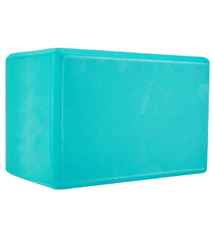 Bring Balance To Your Practice And Budget Everyday Yoga 5 Inch Foam Yoga Block Aqua