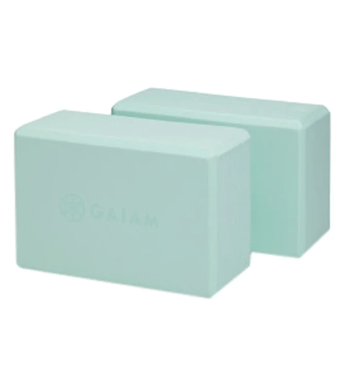 Relax And Restore With Yoga Accessories On Sale Gaiam 2 Pack Yoga Blocks Lagoon