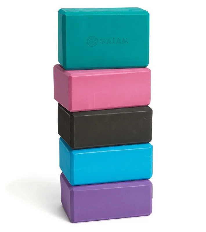 Stretch Your Budget With Our Yoga Sale Gaiam Foam Yoga Block 4 Inch Wild Lilac