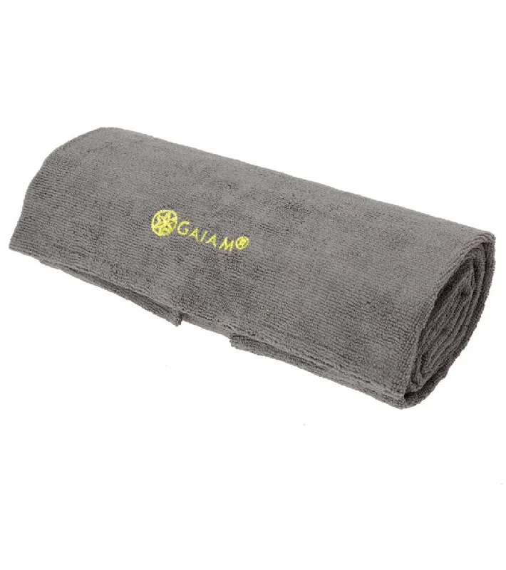 Gaiam Grippy Yoga Mat Towel Citron/Storm