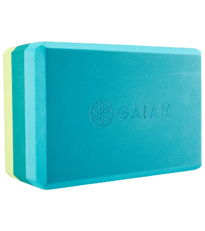 Flexible Fashion For Every Pose At Special Prices Gaiam Tri Color Yoga Block Teal Tonal Flexible Fashion For Every Pose At Special Prices Gaiam Tri Color Yoga Block Teal Tonal