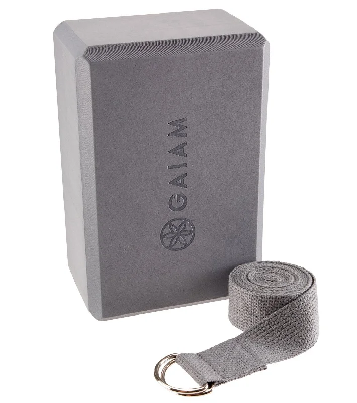 Relax, Restore, And Save On Yoga Essentials Gaiam Yoga Block & Strap Combo 6'