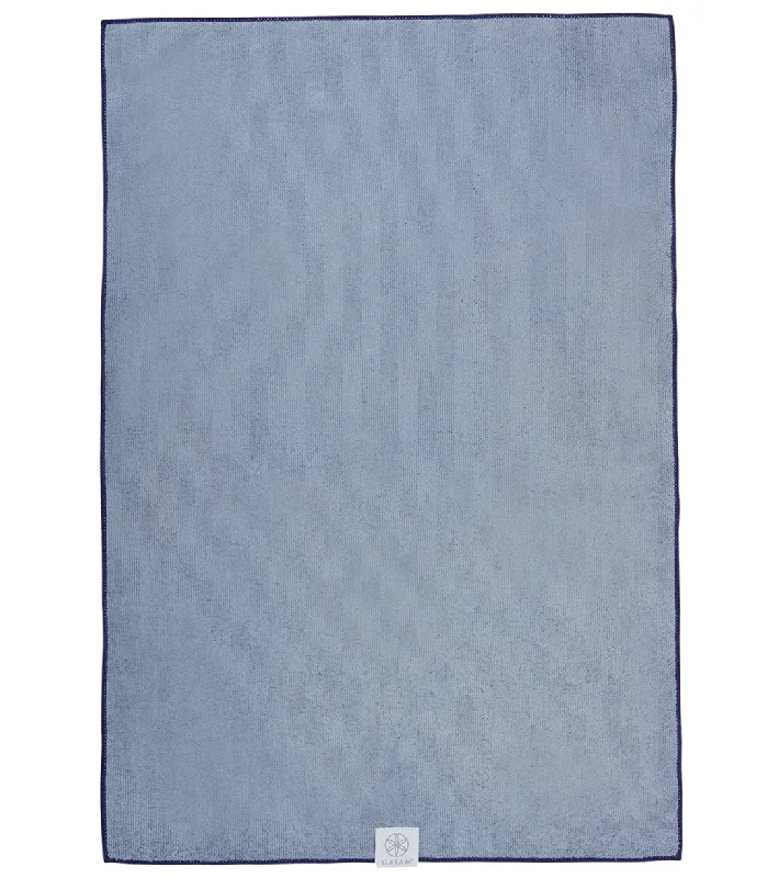 Unwind, Relax, And Save On Yoga Gear Gaiam Yoga Hand Towel Blue Shadow